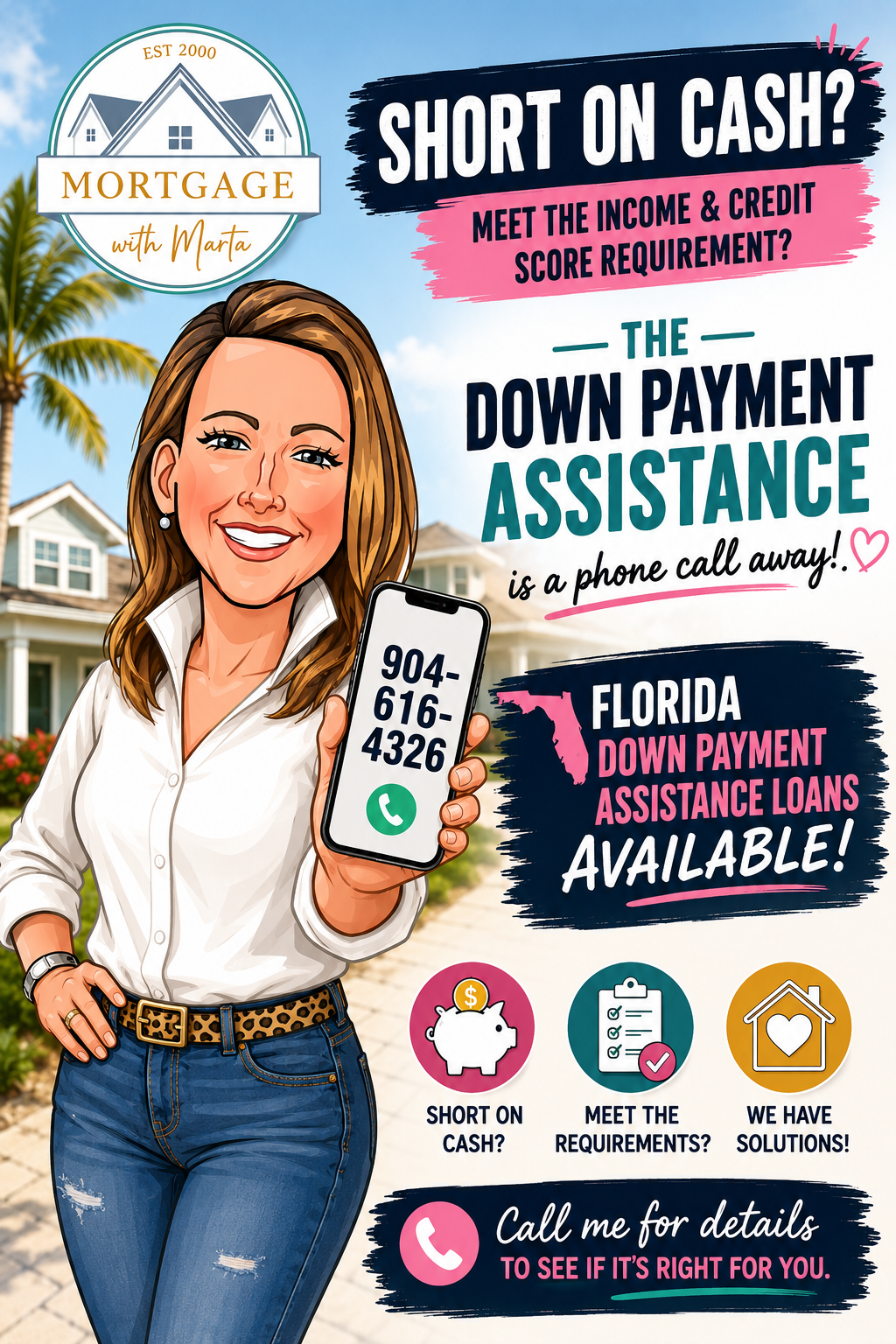 Florida down payment assistance for eligible homebuyers