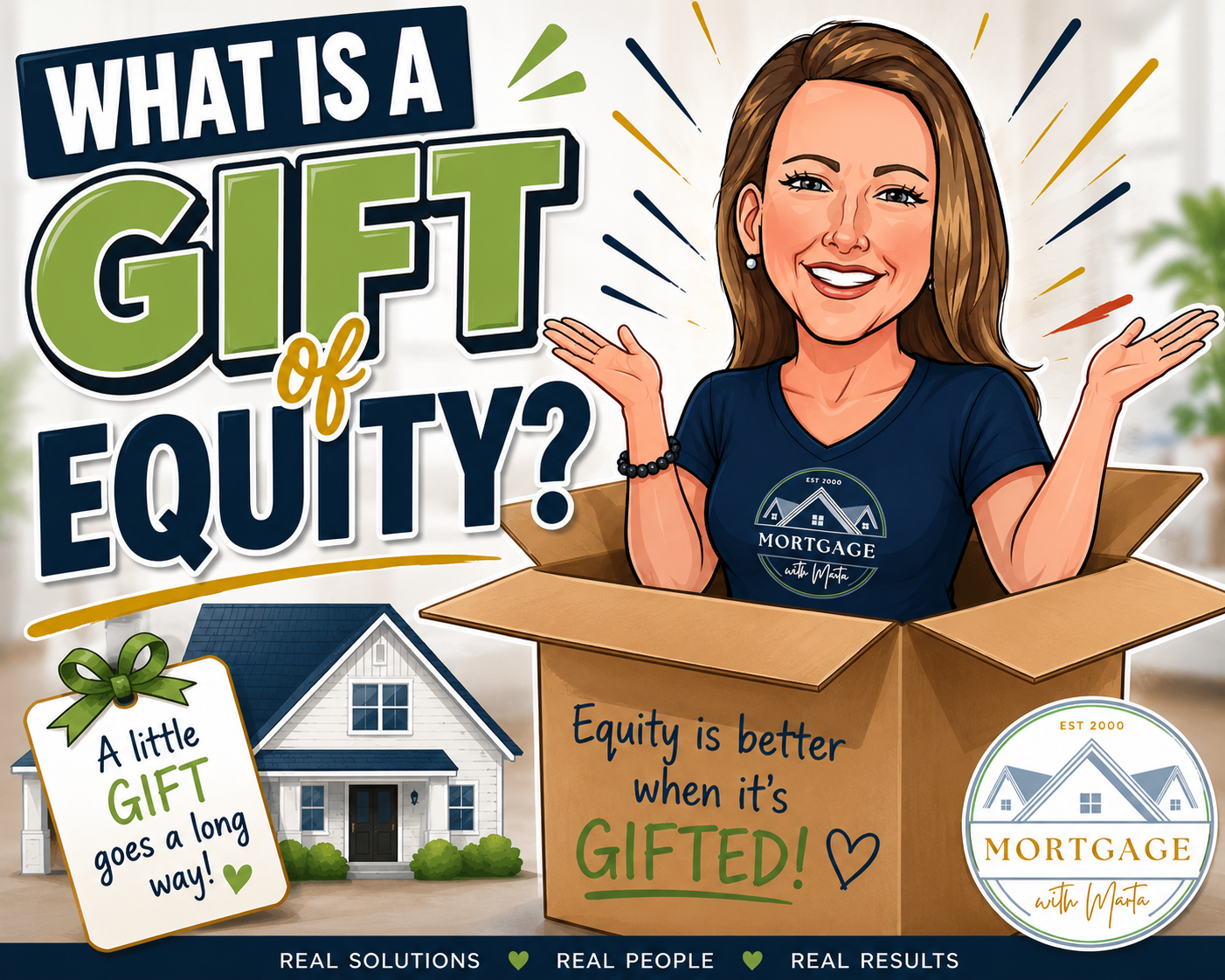 What is a gift of equity in a family home sale
