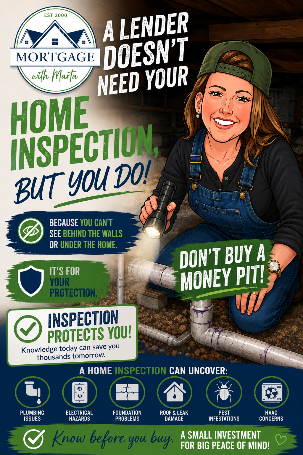 A home inspection protects the buyer