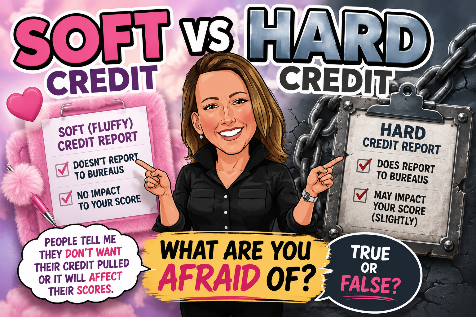 Soft credit pull versus hard credit pull